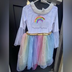 Rainbow unicorn costume